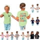 thumbnail image 3 of Gibobby blusas de vestir Niñas formal Camiseta para niños y niñas, camisetas de manga corta con estampado , tallas 100 a 160, camiseta de amor para mamá, camisetas de uso diario （Beige， 150), 3 of 5