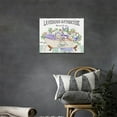 thumbnail image 5 of Farmhouse Bathroom Wall Art Purple Lavender Bathroom Wall Decor Canvas Pictures Paintings Country Decor Framed Artwork for Bathhouse Ready to Hang 12"x16", 5 of 6