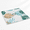 Green Leaf-24" x 24" (Square), variant on Square Shower Mat 24 X 24 Inch Stylish Non Slip Mats Foride With Central Drain Hole Soft Trimmable Pvc Loofah Anti Walk In Stall