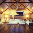 thumbnail image 2 of MasteelfCA 2pcs Christmas Pentagram Lampshade 3d Paper Five Point Star Ceiling Lampshade, 2 of 8