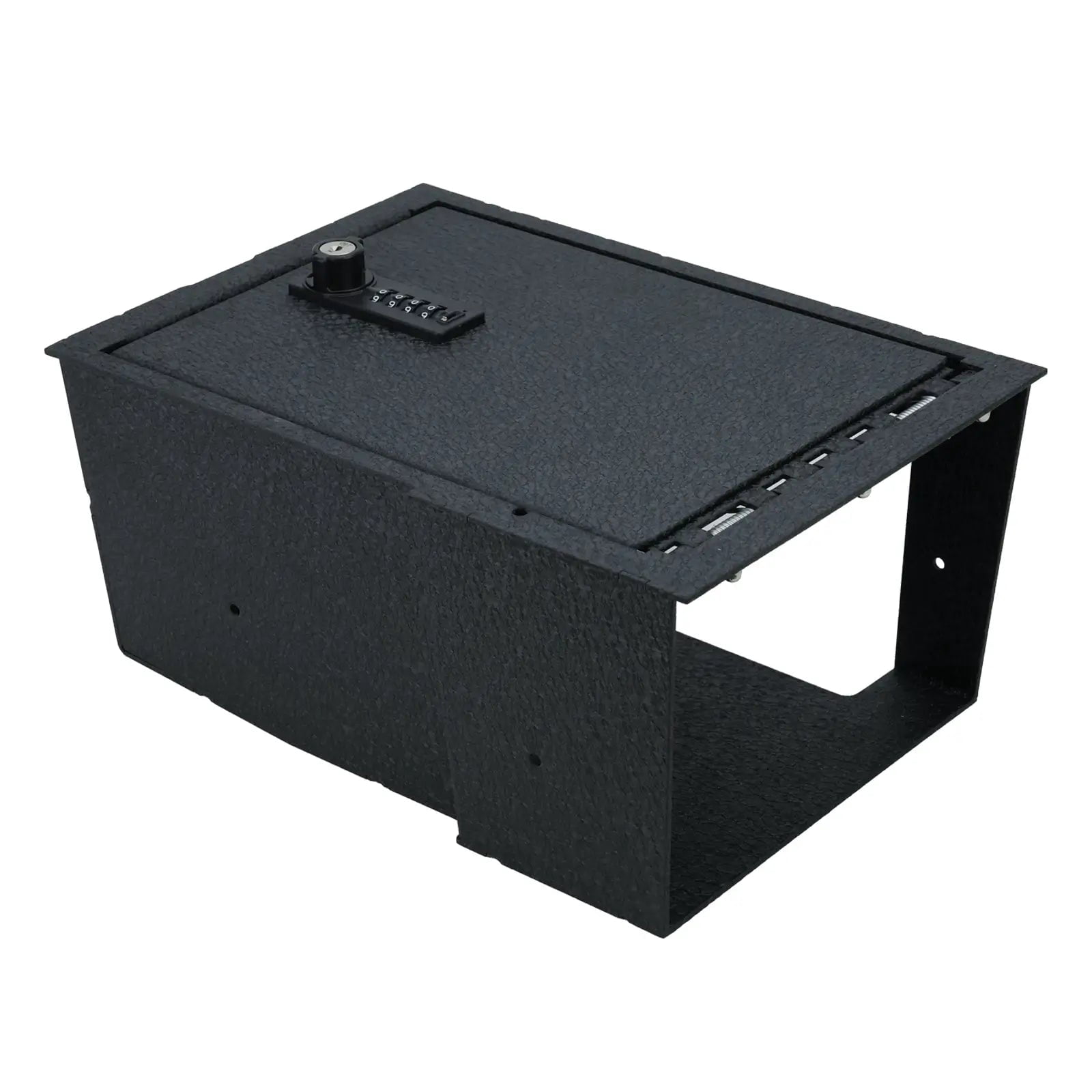 Center Console Gun Safe Vault - WASAI Console Lock Box Compatible with Lincoln Aviator 2019-2023, 4 Digit Combination Lock with Key.