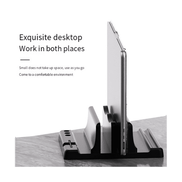 Universal Laptop Vertical Stand Adjustable Stand Notebook Tablet Vertical Storage Rack for Pc Laptop Computer Tablet
