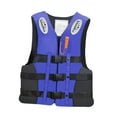 thumbnail image 3 of Lipstore Life Vest for Adults Sturdy Kayaking Jacket for Rafting Outdoor Water Sports S blue, 3 of 8