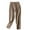 Khaki, variant on USNSM Casual Summer Pants for Women Solid Color Cotton Linen Pants Chic Going Out Camp Tapered Pants with Pockets Khaki L