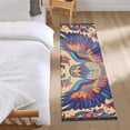 thumbnail image 3 of Yayeee Runner Rug for Bedroom 2'x6' Machine Washable Hallway Non Slip Mat, Colorful Abstract Eagle, 3 of 8