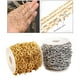 thumbnail image 2 of 2 de Cadena de Cable de Acero Inoxidable Dorado Y Plateado Cadenas de Fabricación de Eslabones Ovalados para Collares Colgantes Pulser Sunnimix Cadena para hacer joyas, 2 of 7