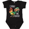 thumbnail image 3 of Inktastic Farmer I Rule The Roost Rooster Boys or Girls Baby Bodysuit, 3 of 5
