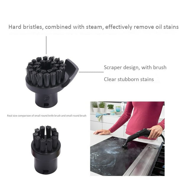 Steam Cleaner Spare Parts Accessories for SC1/SC2/SC3/SC4/SC5 Steam Cleaner Slit Scraper Round Brush