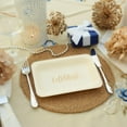 thumbnail image 3 of Celebrate Disposable Party Plates – Rustic, Compostable Alternative to Plastic Plates for Birthday Parties, Catering and Special Events (Salad/Dessert, 50-Pack), 3 of 8