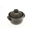 thumbnail image 1 of Kotobuki 1.5 Cup Earthenware Rice Cooker, Matte Black, 1 of 2