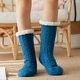 thumbnail image 7 of Janrevotw Women Slipper Fuzzy Socks Fluffy Warm Winter Cozy Thick Non Slip Socks with Grippers Winter Cozy Fluffy Cabin Warm Fleece Soft Comfy Thick Non Slip Home Socks, 7 of 7