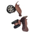 thumbnail image 2 of Transemion 2 Pcs Bagage Roues Pivotantes Universel Voyage Fourre-Tout Transporter Valise Sac Roulettes Fixes Remplacement Pièce de Rechange Ensemble Or Rose, 2 of 6