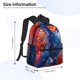 thumbnail image 2 of Disketp Vibrant Hummingbird Watercolor Art Mochila Ligera Clásica con Múltiples Bolsillos, Mochila Casual para Hombre y Mujer, Ideal para Escuela, Trabajo y Viajes, 2 of 6