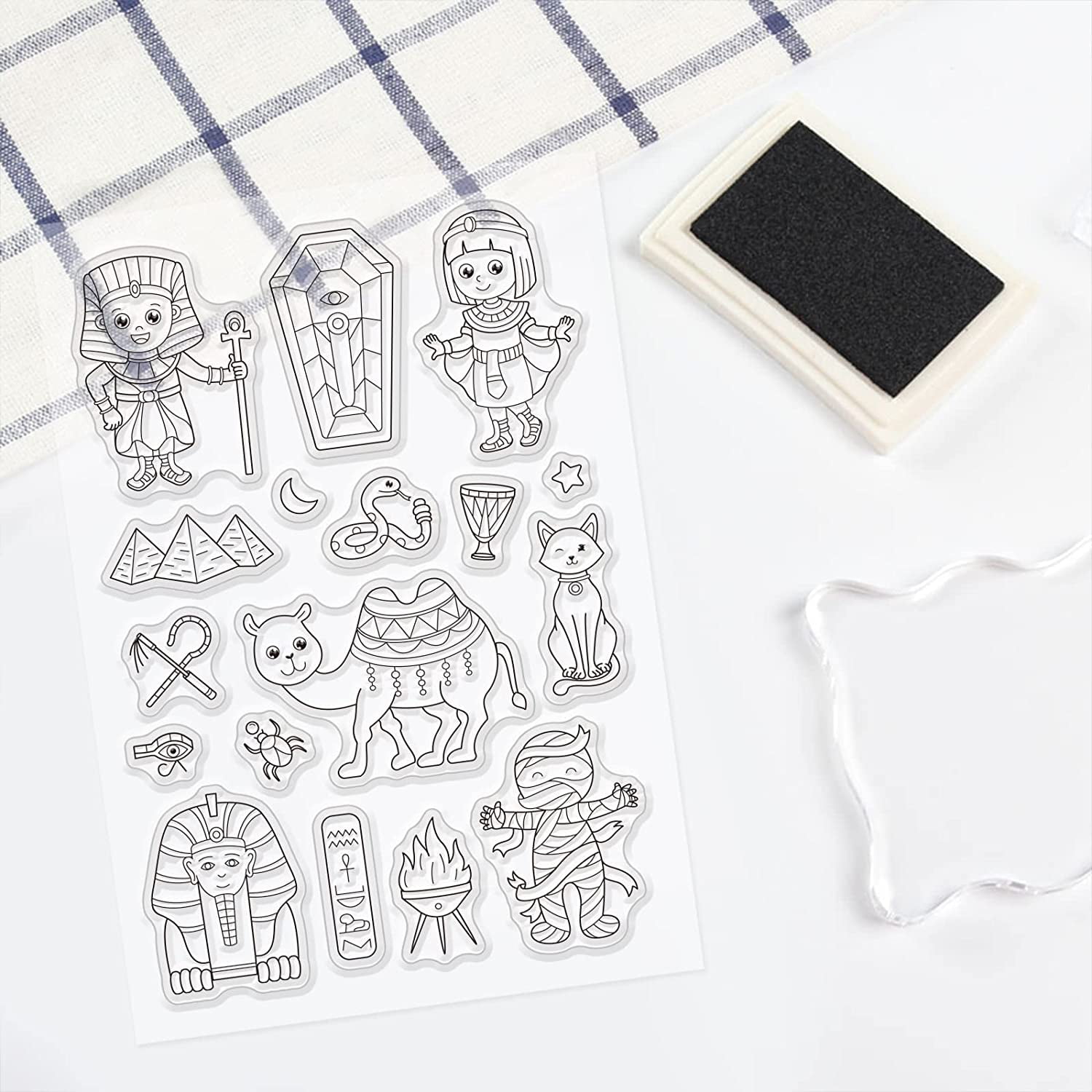  CRASPIRE Tarot Clear Rubber Stamps Divination Elements Moon  Phases Balance Transparent Vintage Postmark Silicone Seals Stamp Journaling  Card Making DIY Scrapbooking Paper Craft : Arts, Crafts & Sewing