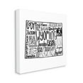 thumbnail image 3 of Stupell Industries Wyoming Cities Typography Map Graphic Art Gallery Wrapped Canvas Print Wall Art, Design by The Saturday Evening Post, 3 of 7