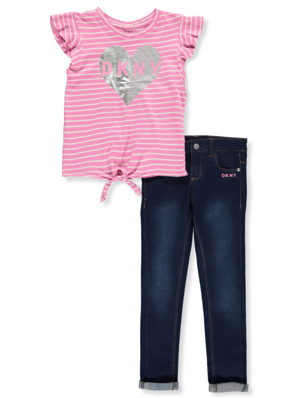 jeans with 2 stripes