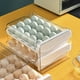 thumbnail image 5 of Contenedor de huevos de doble capa, organizador de huevos para nevera, accesorios de cocina apilables, soporte para huevos de 40 rejillas para cajón, 5 of 8