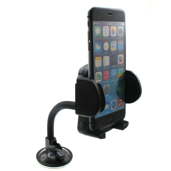 Car Mount for iPhone 14/Pro/Max/Plus - Windshield Holder Glass Cradle Swivel Dock