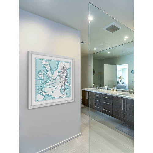 "Seahorse" Framed Painting Print
