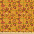 thumbnail image 2 of Ambesonne Autumn Fabric by the Yard Upholstery, Colorful Berries Leaves Art, 3 Yards, Dark Yellow and Pale Orange, 2 of 5