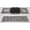 Silvery Gray, variant on Floral Garden Hot Pads or Hot Pad Runner by Penny's Needful Things (Small: 11 x 18) (Black & Gray)