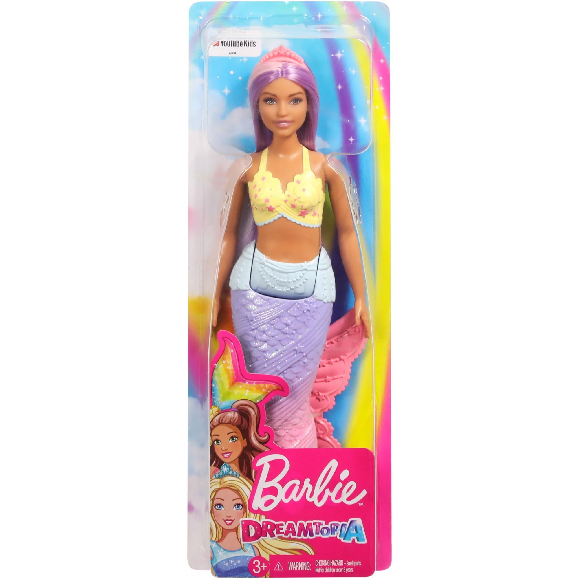 barbie dreamtopia mermaid doll purple