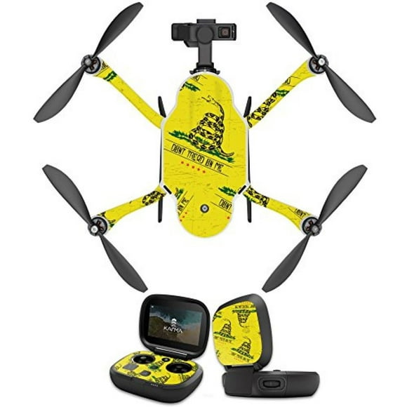 MightySkins Skin Compatible with GoPro Karma Drone Headphones wrap Cover Sticker Skins Tread Lightly