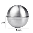 thumbnail image 5 of Yesbay 2 Pcs Aluminum Alloy 3D Ball Bath Bombs Cake Mold DIY Baking Tool Accessories,Bath Bomb Mold, 5 of 5