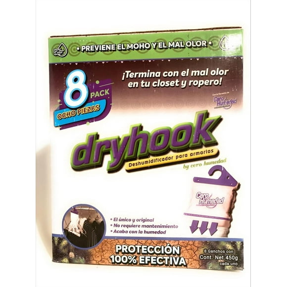 Deshumidificador Dryhook Armarios 8 Unidades