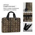 thumbnail image 4 of FORMRS 16" Laptop Sleeve Bag Carrying Case with Handle Travel Shoulder Briefcase, Black Floral Pattern, 4 of 8