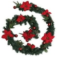 thumbnail image 6 of vidaXL Christmas Garland Holiday Artificial Xmas Garland with LED Lights PVC, 6 of 13