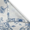 thumbnail image 3 of Ambesonne Anemone Flower Kitchen Curtains, Blue Floral Corsage, 55"x45", Night Blue White, 3 of 3