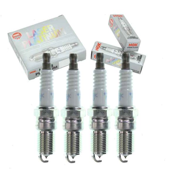 4 pc NGK Laser Platinum Spark Plugs compatible with Ford Escape 2.3L L4 2006