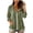 Green, variant on Womens Textured Hoodie Jacket Knit Zip Up Long Sleeve Elastic Cuff Lightweight Hooded Cardigan with Pockets