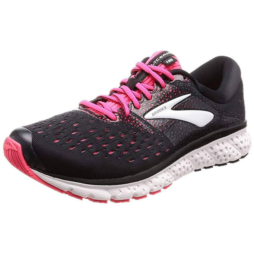 brooks pink and black