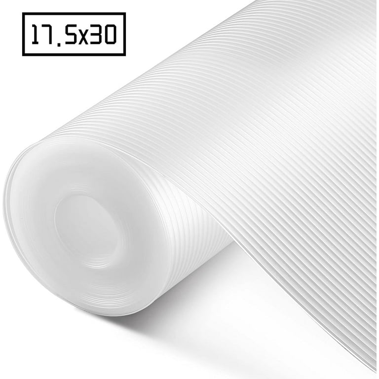 Clear Shelf Liners - (17.7 x 96 Inch) Waterproof Cabinet Liner
