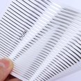 thumbnail image 4 of JFBUJC 1pc Silver Gold Lines Stripe 3d Nail Sticker Geometric Waved Star Heart Self Adhesive Slider Papers Nail Art Transfer Stickers, 4 of 5