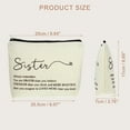 thumbnail image 4 of Unique Bargains 1Pc Large Durable Storage Gift Organizer Makeup Bag for Toiletry Beige, 4 of 7