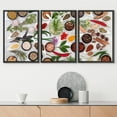 thumbnail image 2 of wall26 Framed Canvas Print Wall Art Set Herbs, Vegetables &amp; Seasonings on Wood Food Cultural Photography Realism Rustic Landscape Colorful Ultra for Living Room, Bedroom, Office - 16"x24&quo, 2 of 5