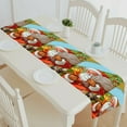thumbnail image 1 of EREHome Jolly Santa Claus Ringing In Christmas table runner table cloth tea table cloth 14x72 inch, 1 of 1
