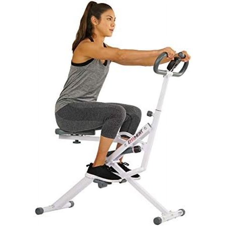 EFITMENT Rower-Ride Squat Machines for Home Exercise Trainer Total Body Abs and Glutes Butt Assist Db Method Upright Workout Rowing Machine - SA022