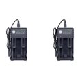 thumbnail image 1 of VONKY 2-Slots USB Batteries Charger for Universal Portable Compatibility Style A 2Set, 1 of 6