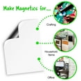 thumbnail image 3 of Craftopia Magnetic Sheet Roll 24inch x 10ft Car Safe 15 mil, White, 3 of 7