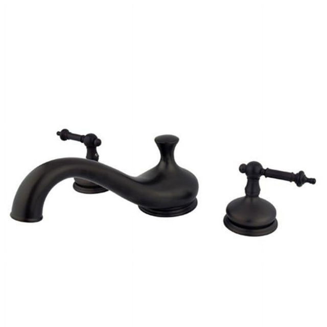 Kingston Brass KS3335TL 8 Inch -18 Inch Widespread Roman Tub Filler - Oil Rubbed Bronze