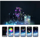 thumbnail image 3 of Luces de hadas enchufables, luces de hadas LED con luces centelleantes de color RGB C con control remoto Bluetooth, luces de hadas con control de aplicación, 3 of 5