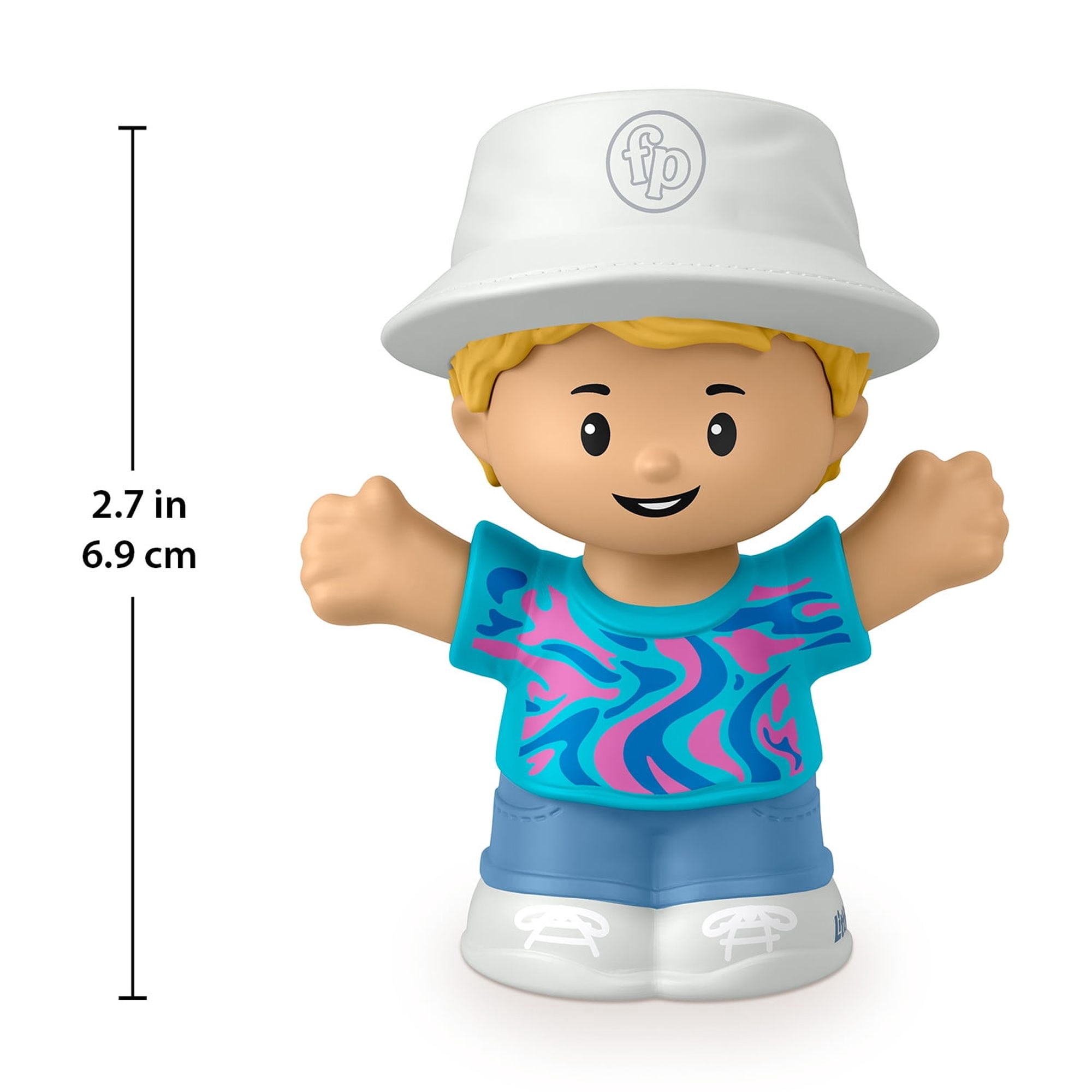 Fisher-Price Little People Boy in Tie-Dye Figure for Toddlers & Preschool Kids