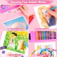 thumbnail image 4 of Kit de dibujo iBayam de Art Supplies para niños con libro, paquete de 149, 4 of 7