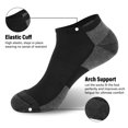 thumbnail image 4 of Medias COOPLUS para hombre, paquete de 12, acolchonadas, corte bajo, talla 6-11, 4 of 7