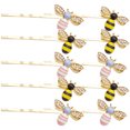 thumbnail image 1 of 10 Pcs Épingles à Cheveux en Métal Bee Bobby Accessoires pour Femmes Filles, 1 of 5