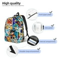 thumbnail image 5 of Dra_gon Ball Backpack Canvas Casual Lightweight Backpack Fashion Travel Backpack Laptop Backpack 17.7 Inch And15.7inch, 5 of 7